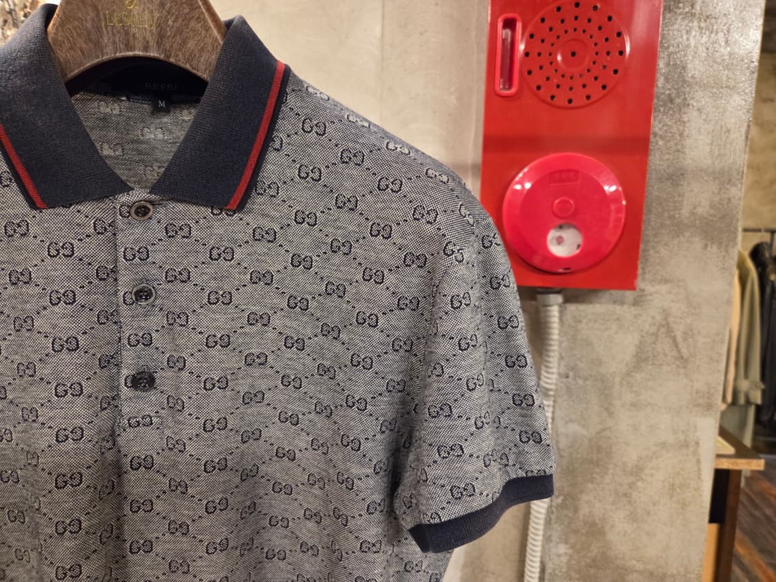 구찌 자가드패턴 클래식 PK 티셔츠 상품이미지7