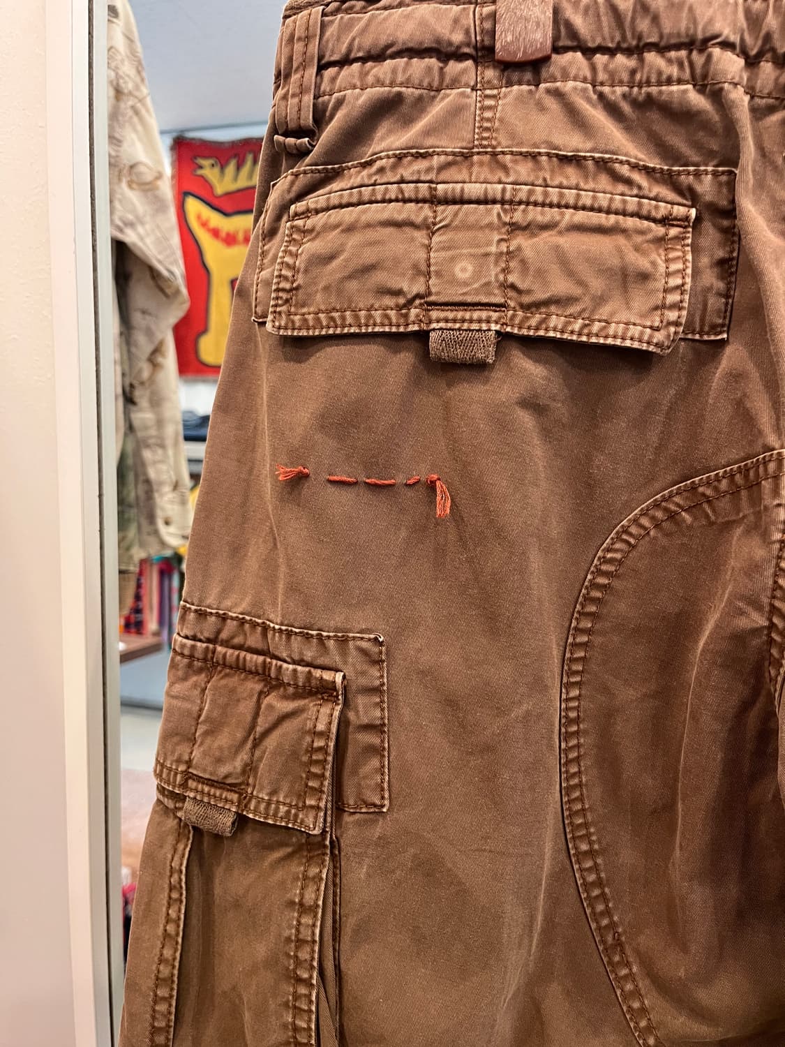 00s Uniqlo 올드 유니클로 빈티지 카고 하프 팬츠 (34inch) 상품이미지5
