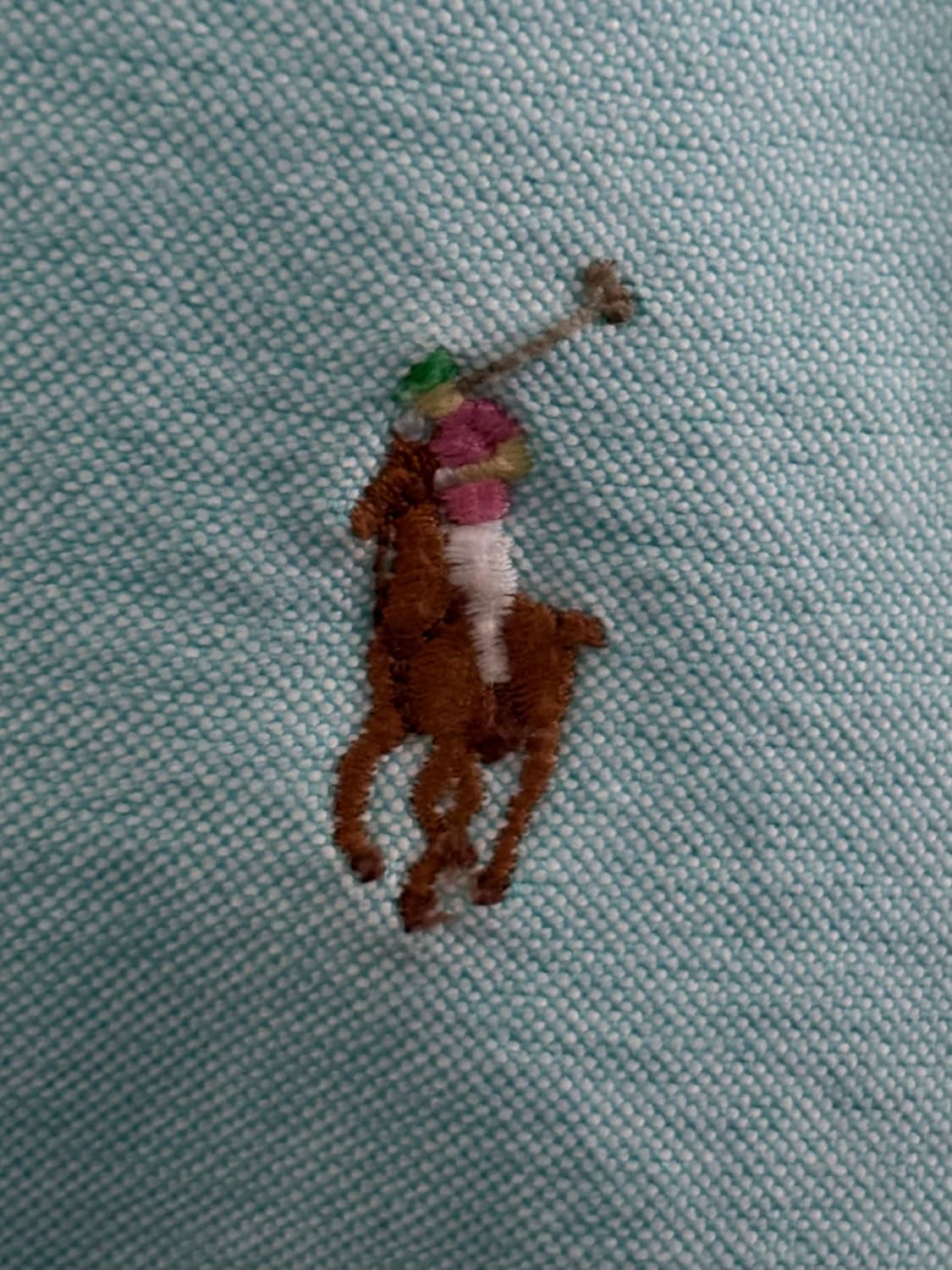 Polo 폴로 랄프로렌 민트 블루 솔리드 셔츠 상품이미지4