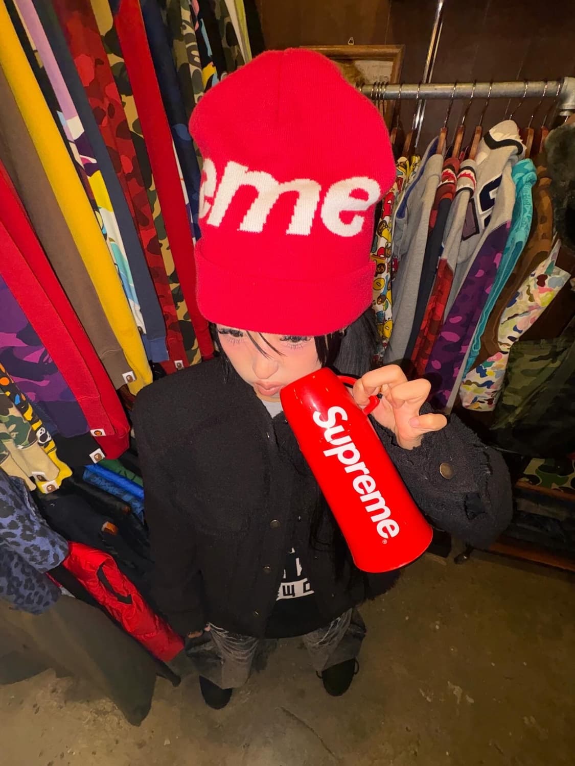 Supreme Big Logo Beanie - 23Fw 상품이미지1