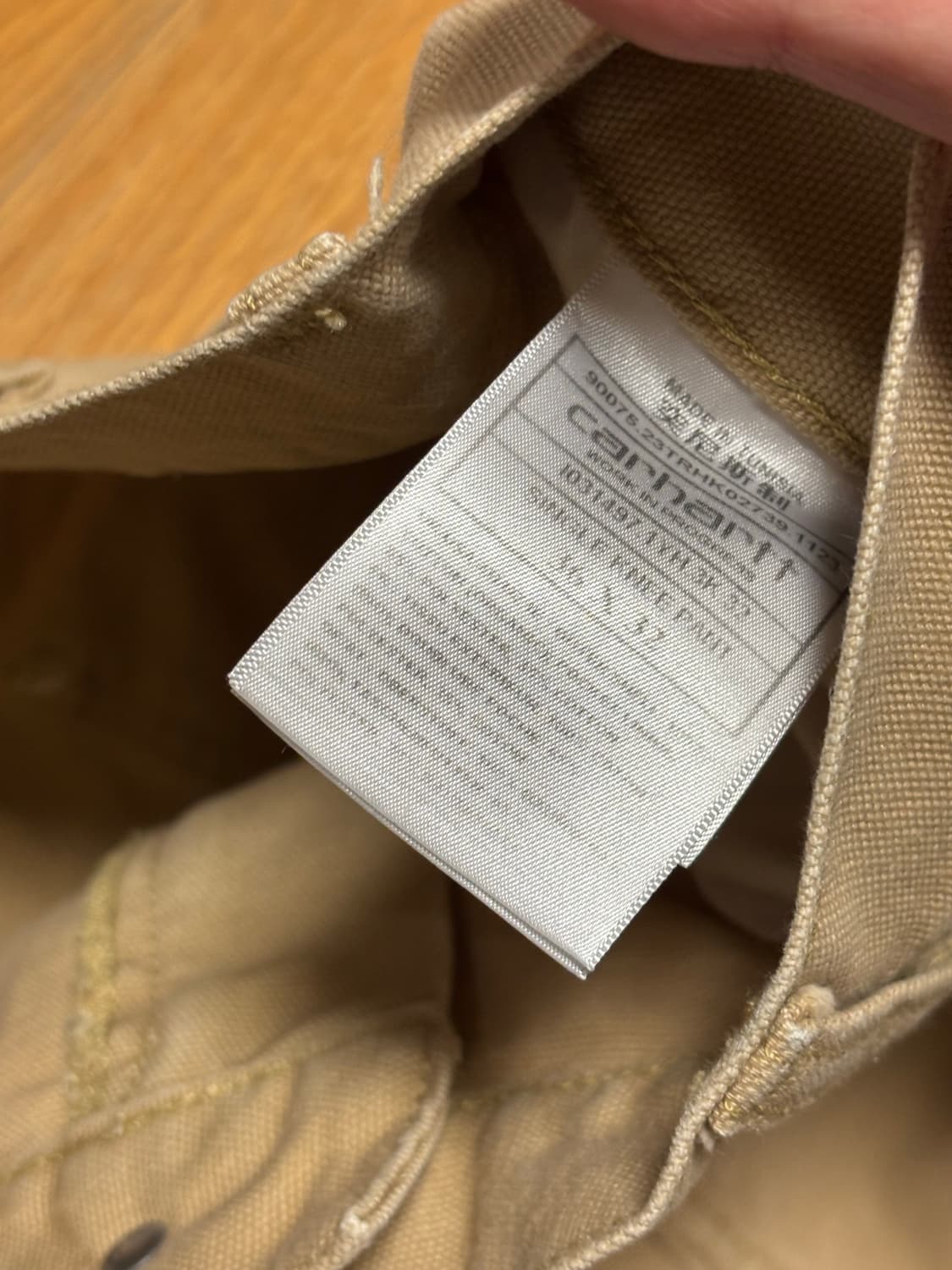 칼하트 wip 싱글니 카펜터 와이드 팬츠 상품이미지9