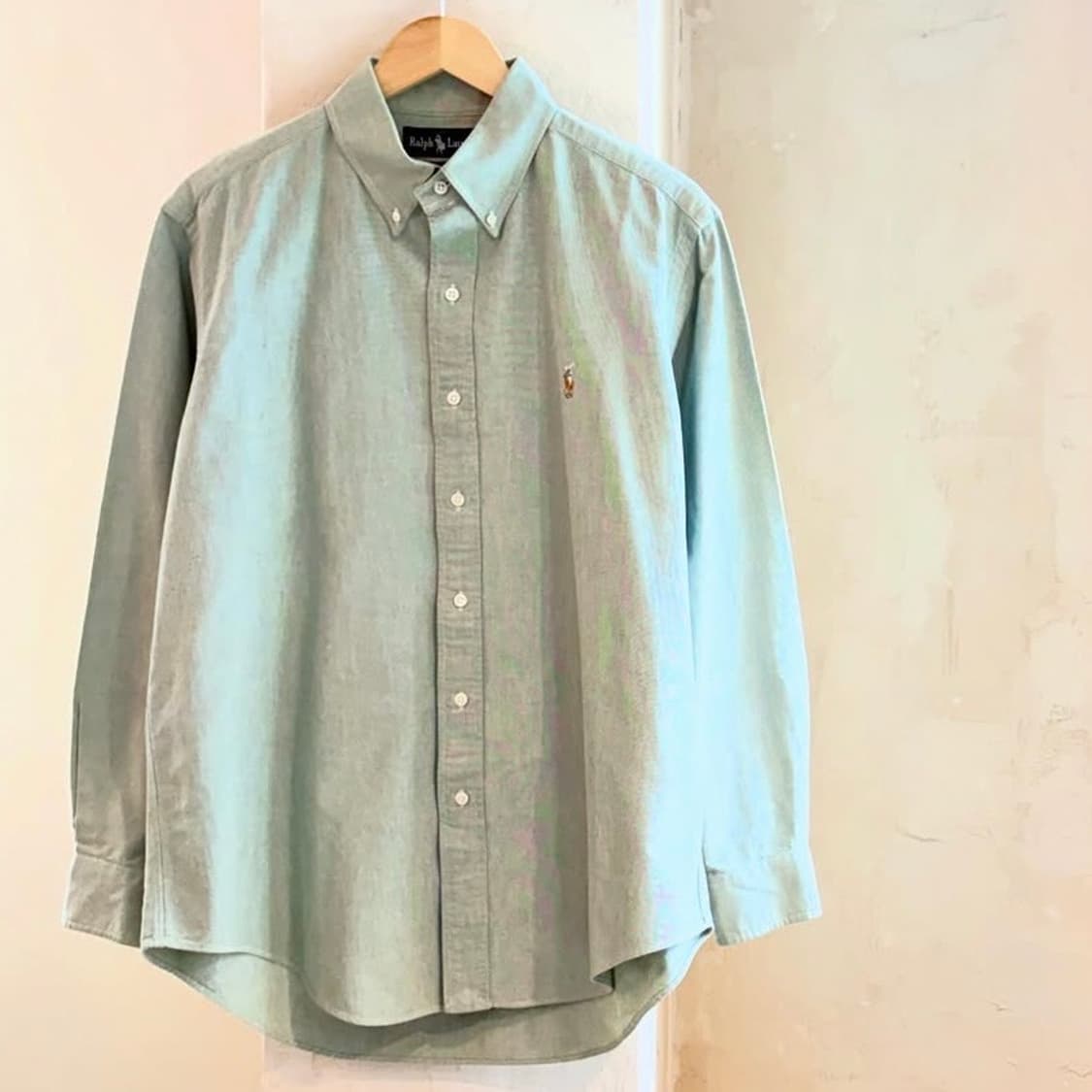 폴로랄프로렌 옥스포드 피스타치오 셔츠 상품이미지2