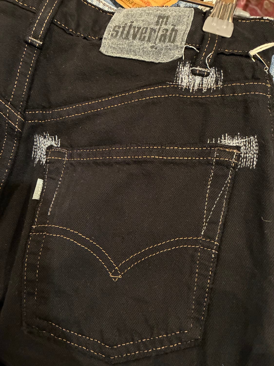 90s Levis SilverTab Loose Black Denim 상품이미지7