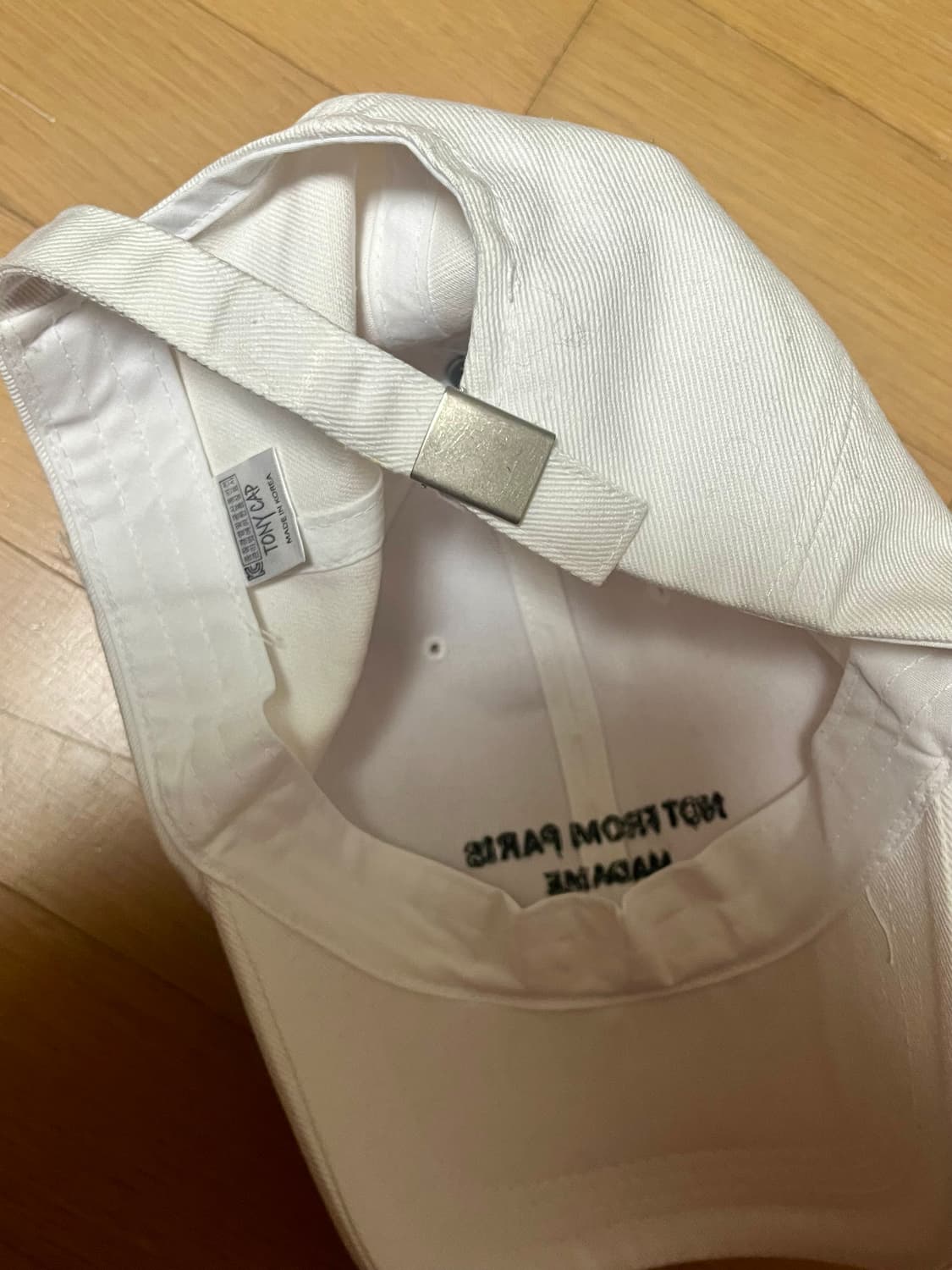 화이트 볼캡 상품이미지4