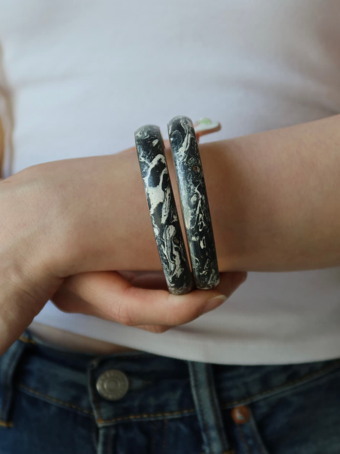 black marble bangle set 상품이미지1
