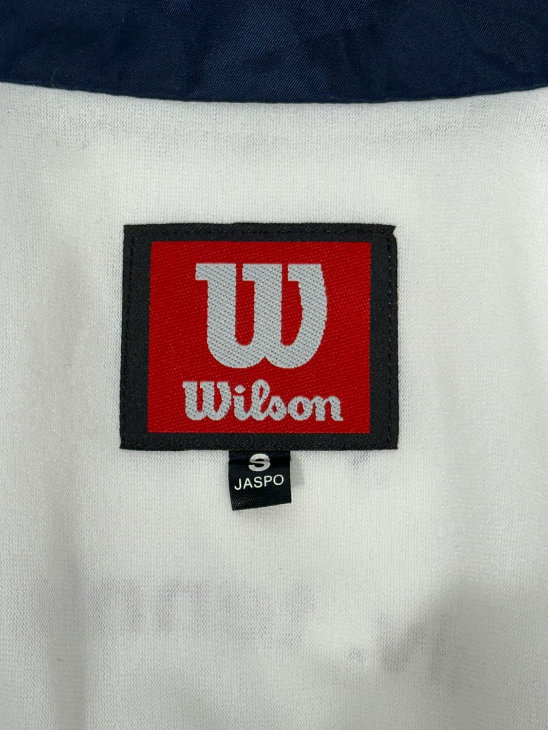 일본 빈티지 wilom 화이트 사이드 라인 바람막이 트랙 자켓 S 상품이미지7