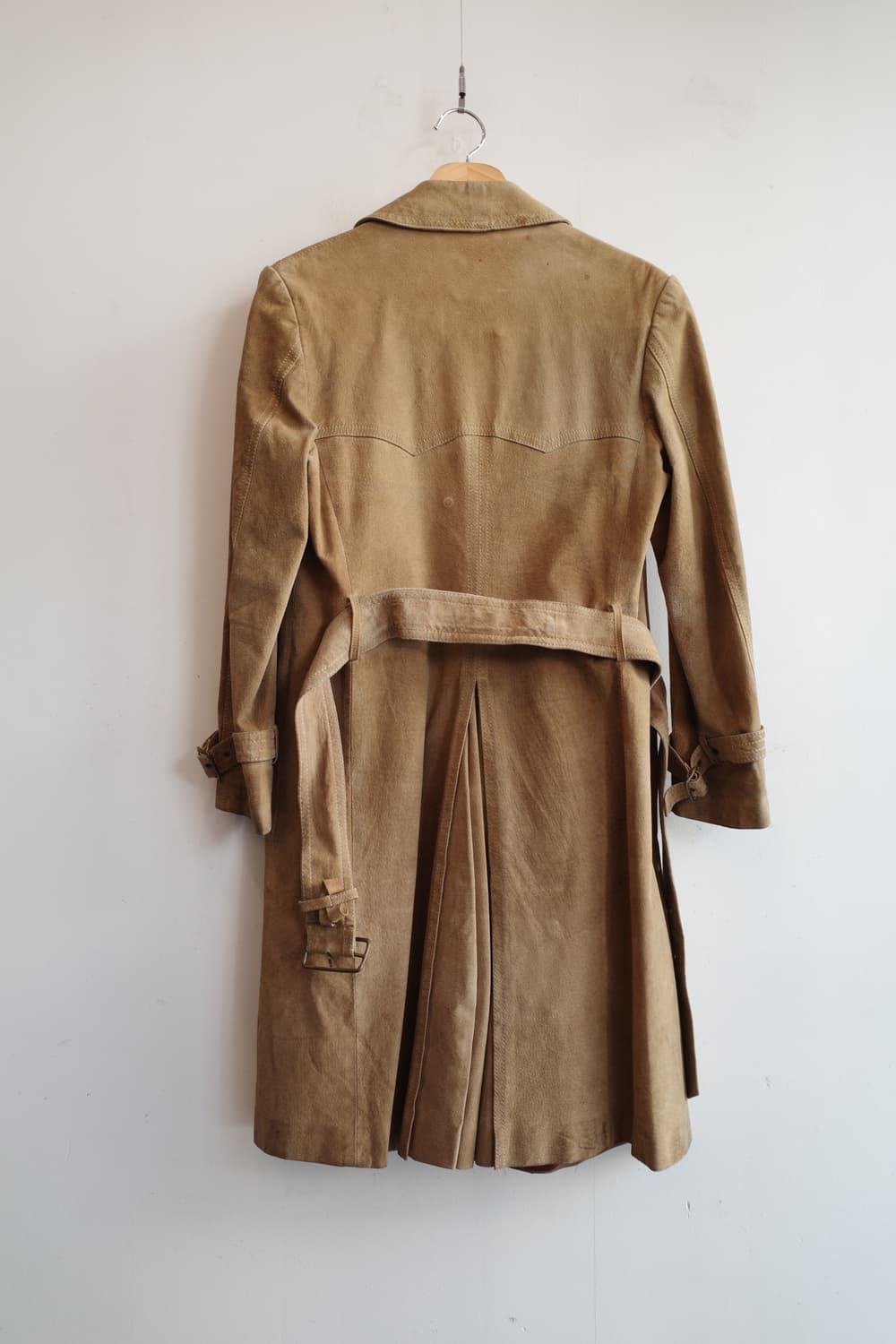 VAN JAC 반자켓 리얼레더 트렌치 코트  상품이미지10