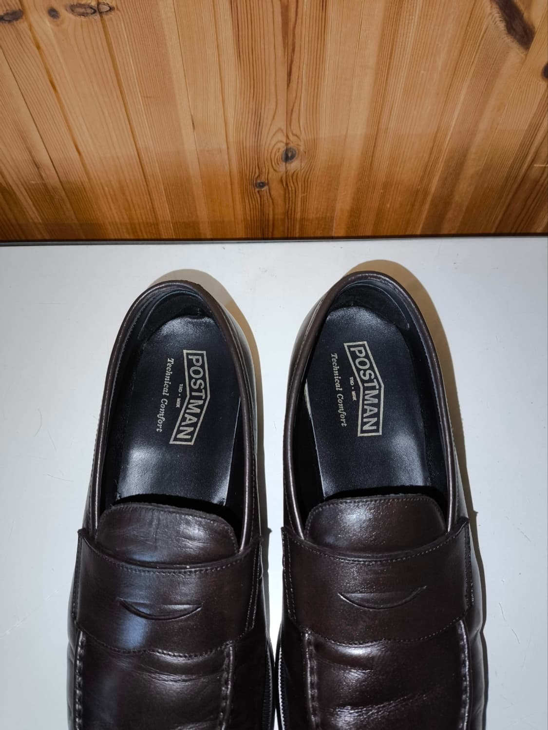 280mm 포스트맨 페니로퍼 다크브라운 구두 상품이미지3