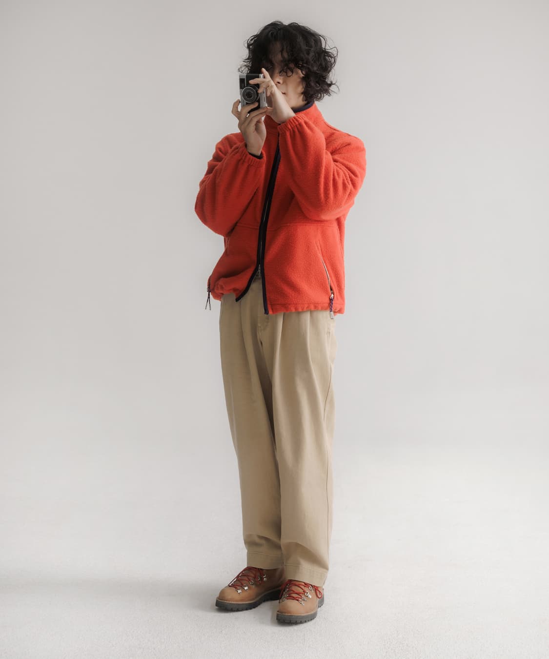 [L] 처칠롬퍼 카센티노 집업 오렌지 casentino zip up 상품이미지2