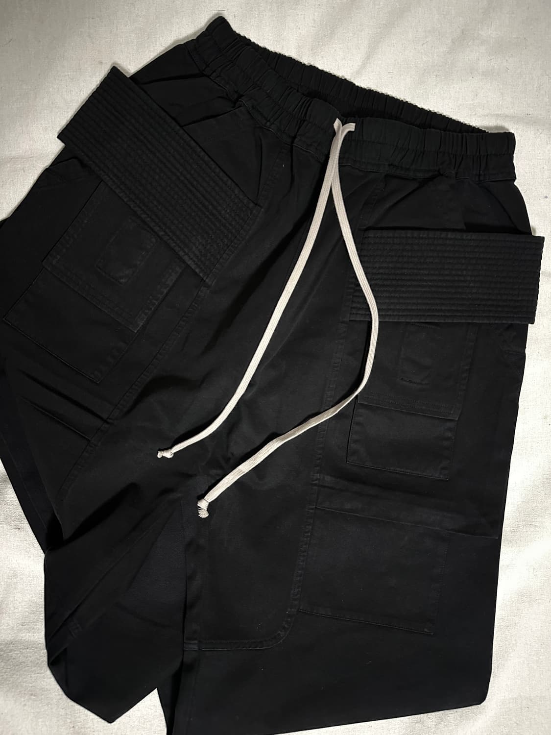 [S] 릭오웬스 다크쉐도우 와이드 크리치 카고 태권도 팬츠 TW 상품이미지3