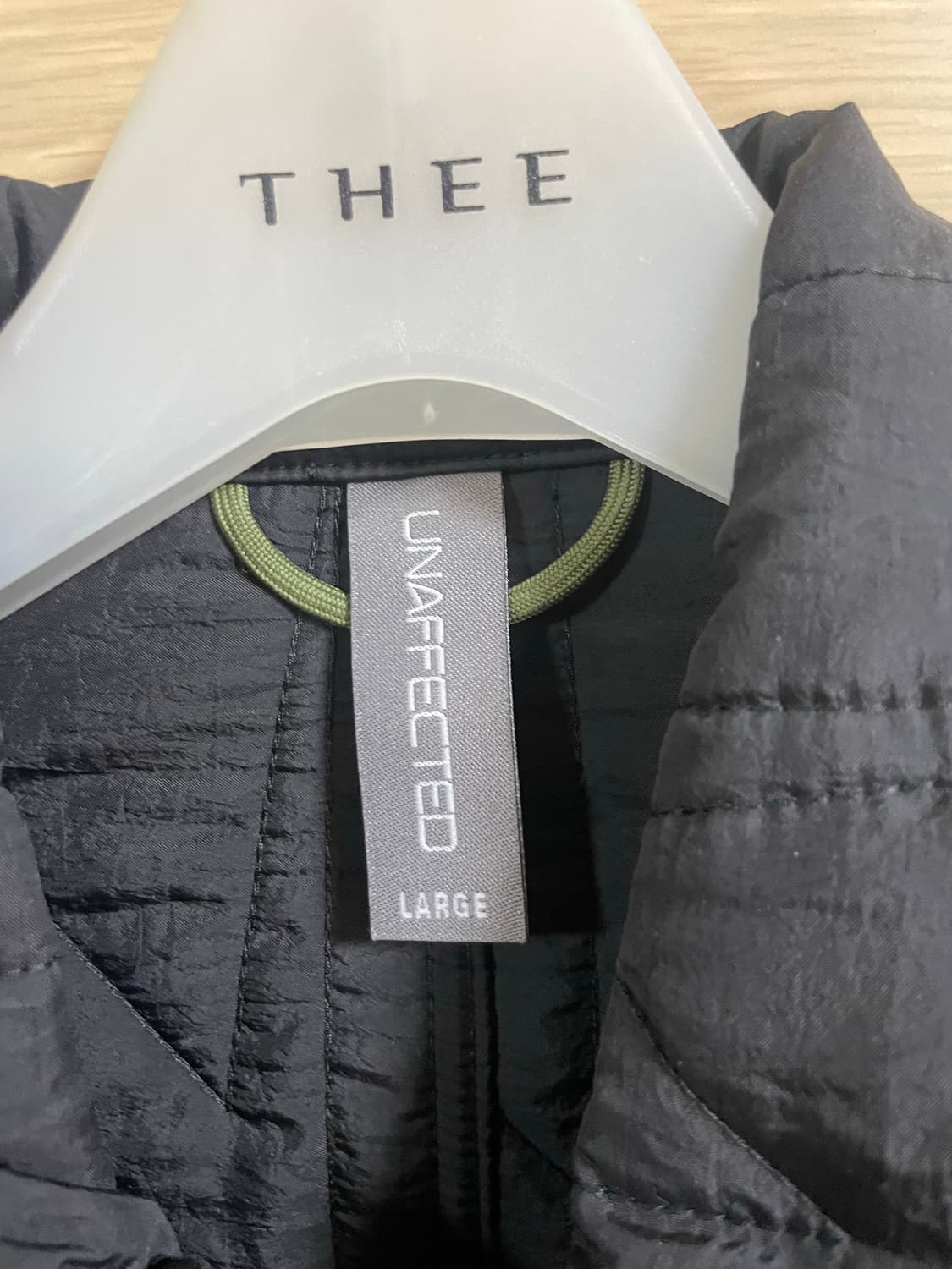 언어펙티드 퀼티드 퀼팅 셔츠 자켓 L 블랙 상품이미지2