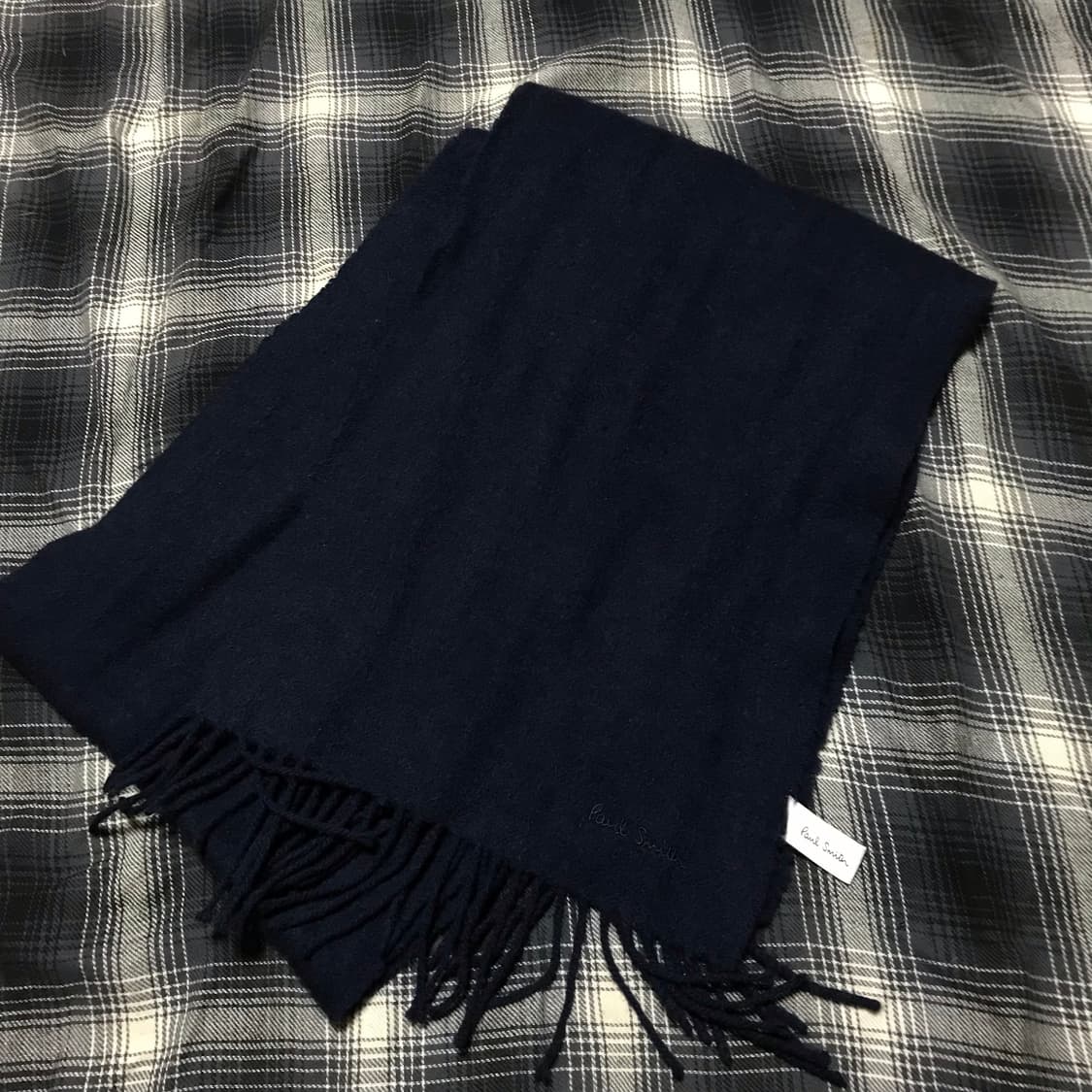 Made 잉글랜드 폴스미스 네이비 머플러 상품이미지2