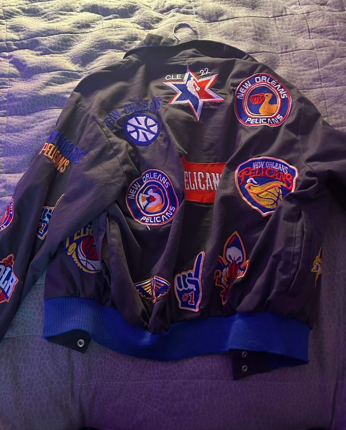 nba레이싱 패치 자켓 판매합니다 상품이미지2