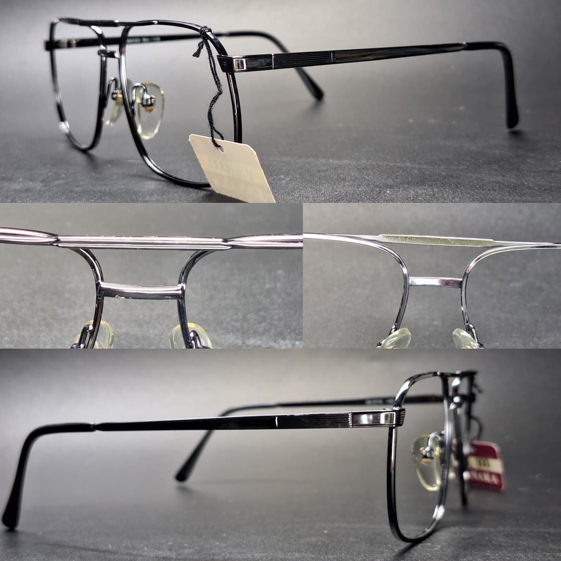 일본 빈티지 데드스톡 미사용/56mm 안경테 Wanted wa-116  상품이미지6