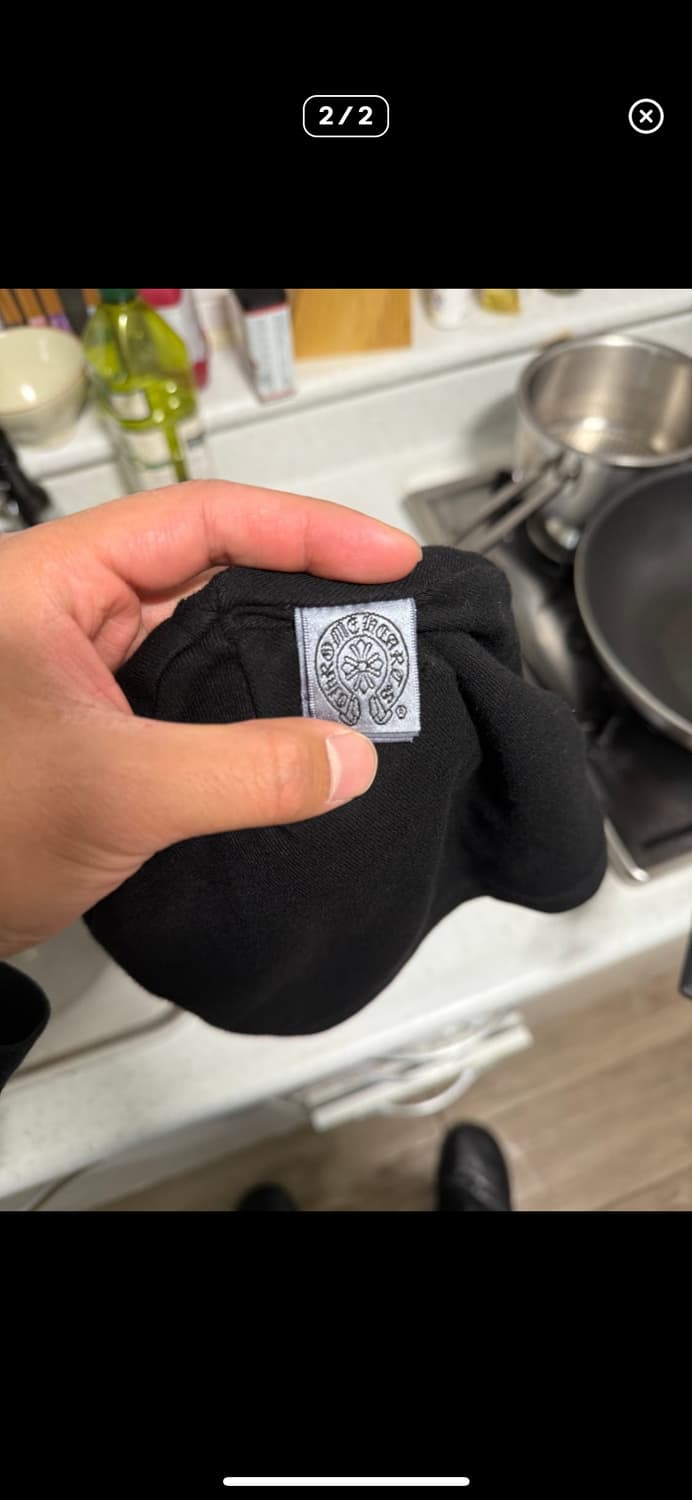 크롬하츠 블랙 와플 비니 상품이미지2