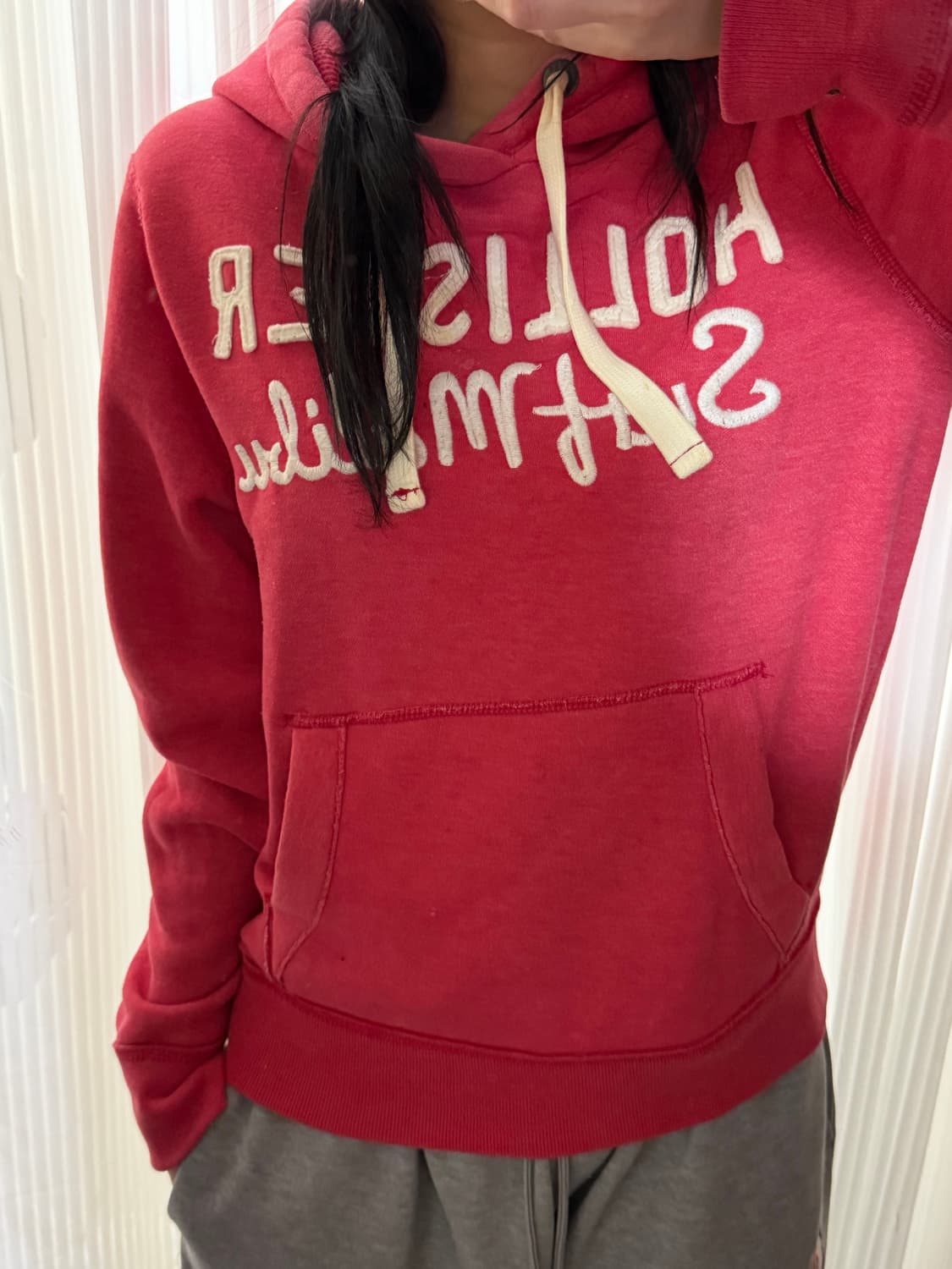 홀리스터 핑크 후드집업 s 상품이미지1