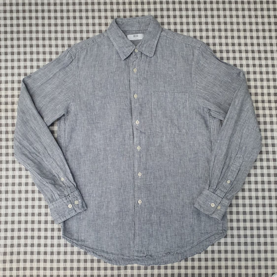 유니클로 마100 긴소매 셔츠 남자95 상품이미지1