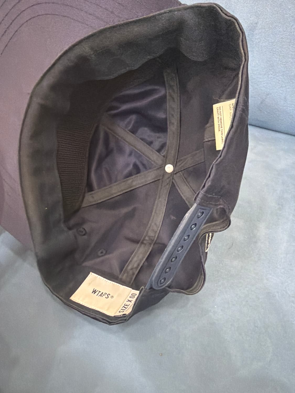 더블탭스 사틴 스냅백 상품이미지2