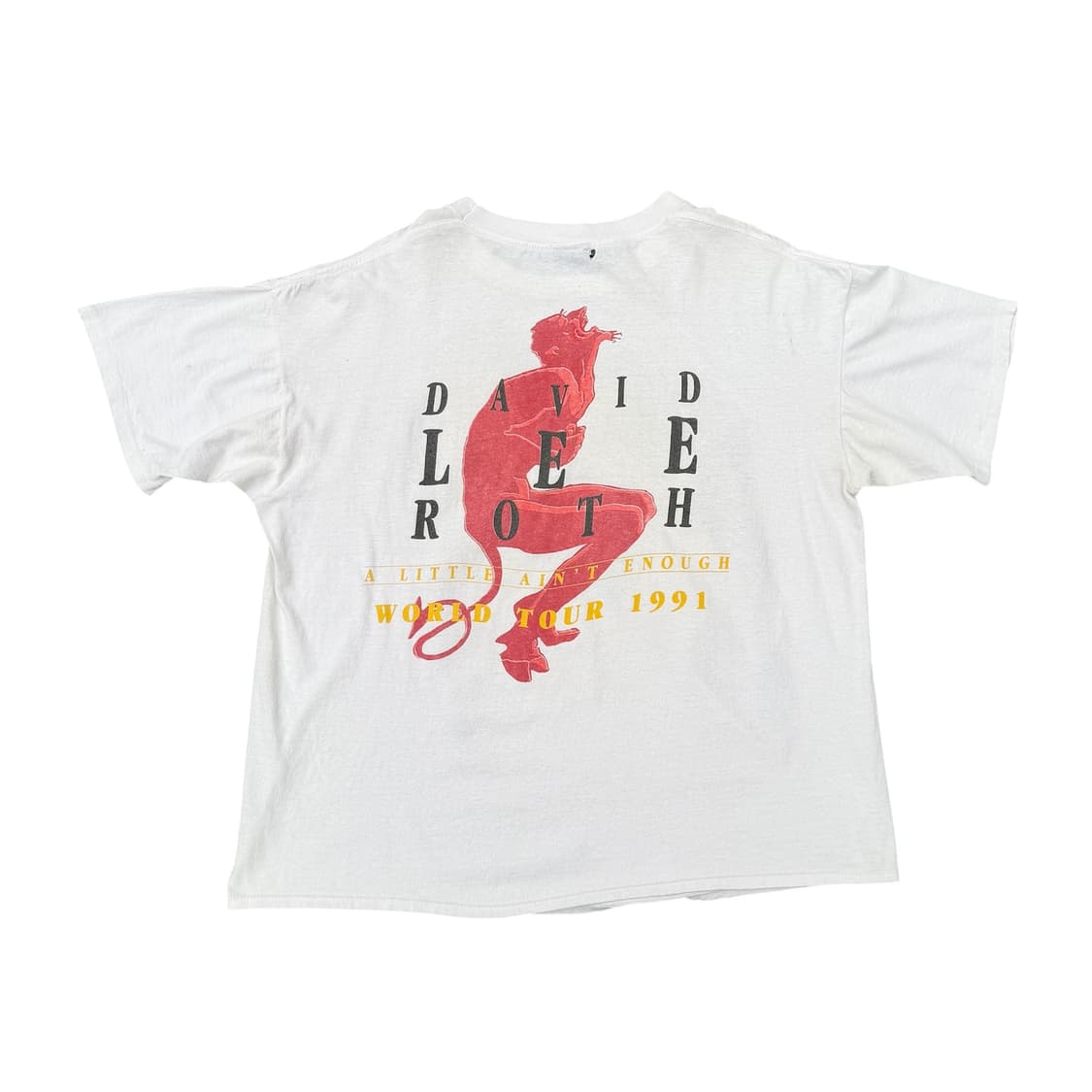 빈티지 90s David Lee Roth 투어 티셔츠 상품이미지2