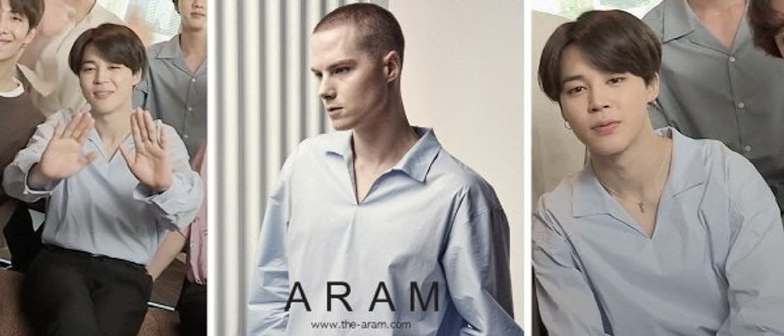 아람 셔츠 박서준 착용 새상품급 L 상품이미지2