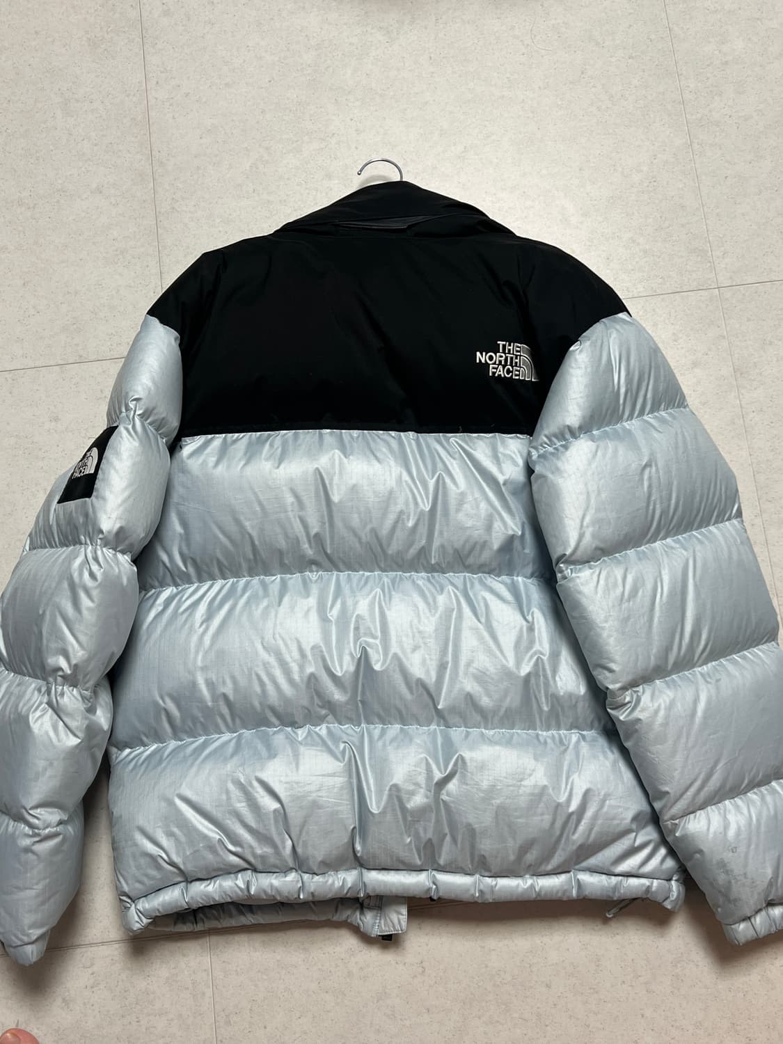 노스페이스 화이트라벨 눕시 스카이블루 패딩  상품이미지5