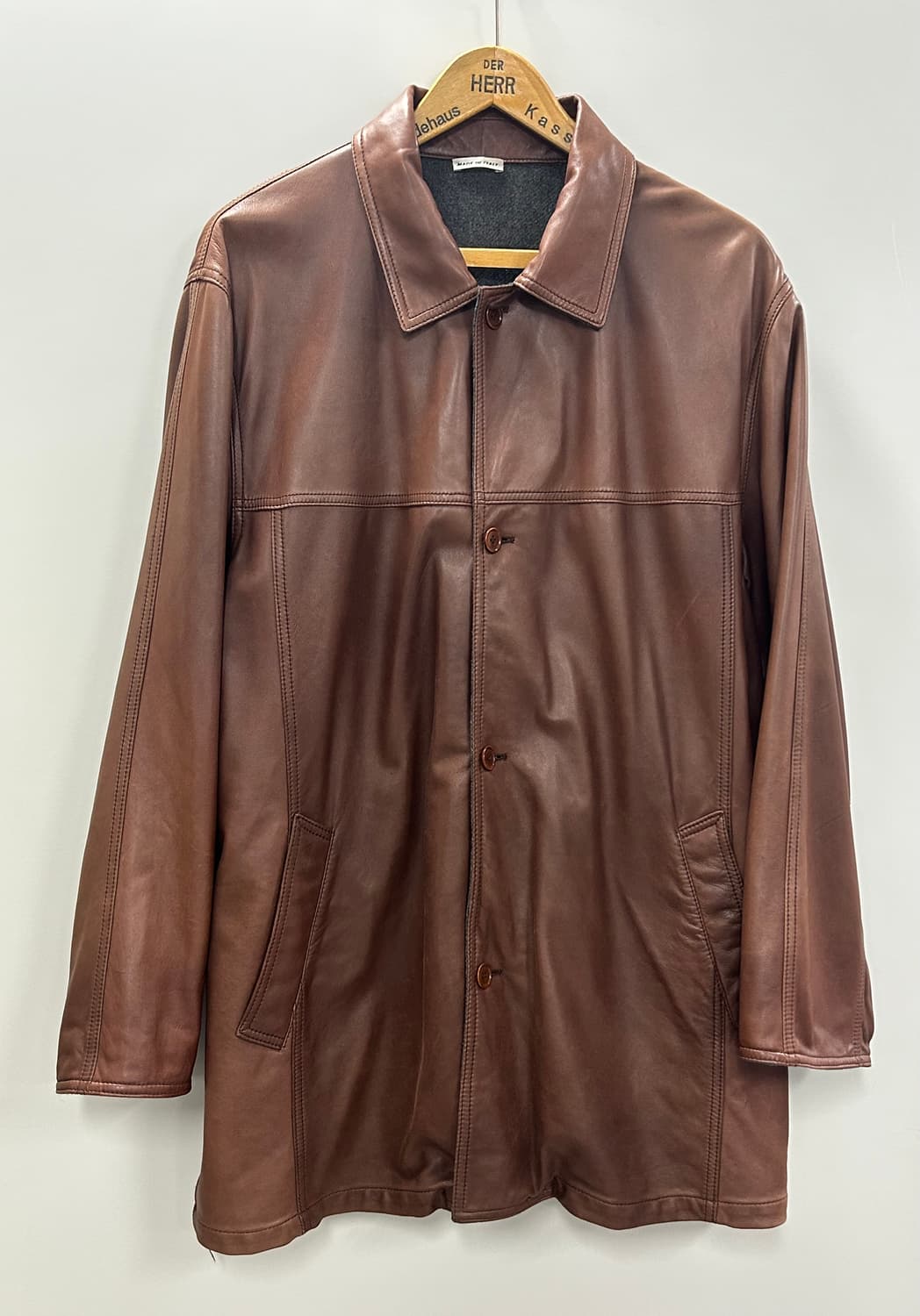 이태리 SULKA 리버시블 가죽 카코트 상품이미지1