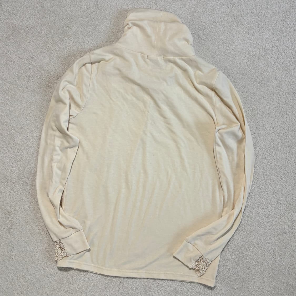 일본빈티지 액시즈팜 아이보리 레이스 플라워포인트 이너 탑 상품이미지7