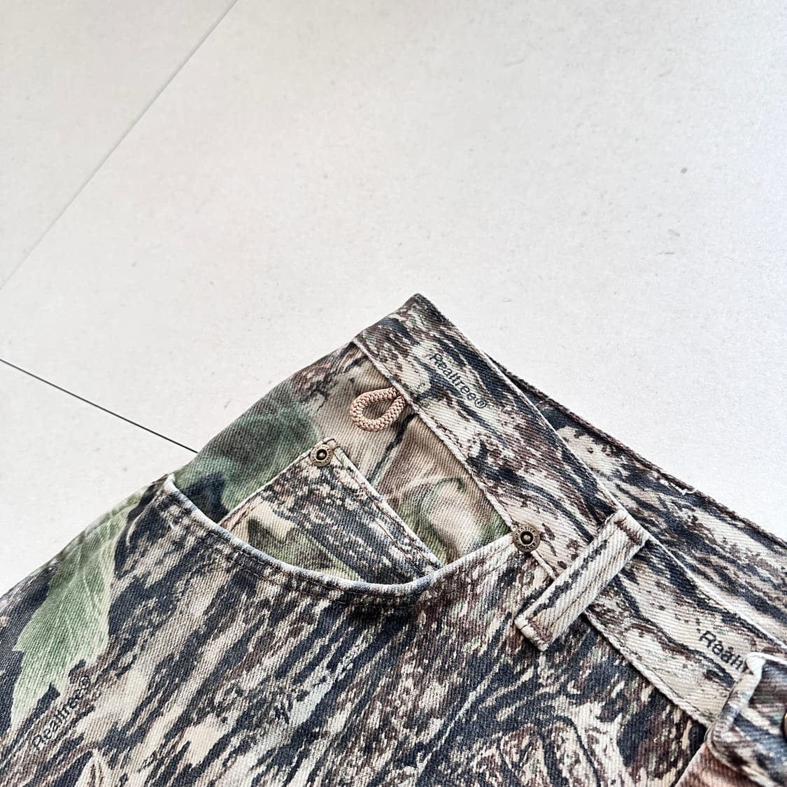 90s 빈티지 랭글러 리얼트리 카모 팬츠 34 MADE IN USA 상품이미지5