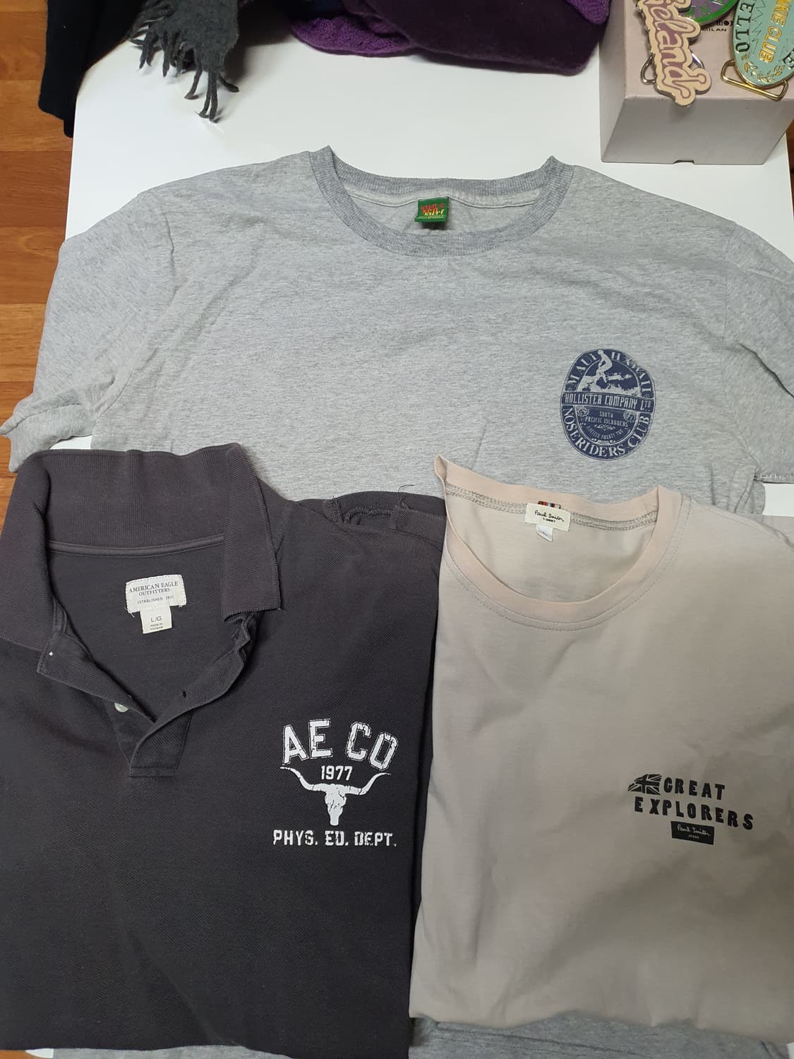 홀리스터 빈티지 티셔츠 3종일괄 특가  상품이미지1