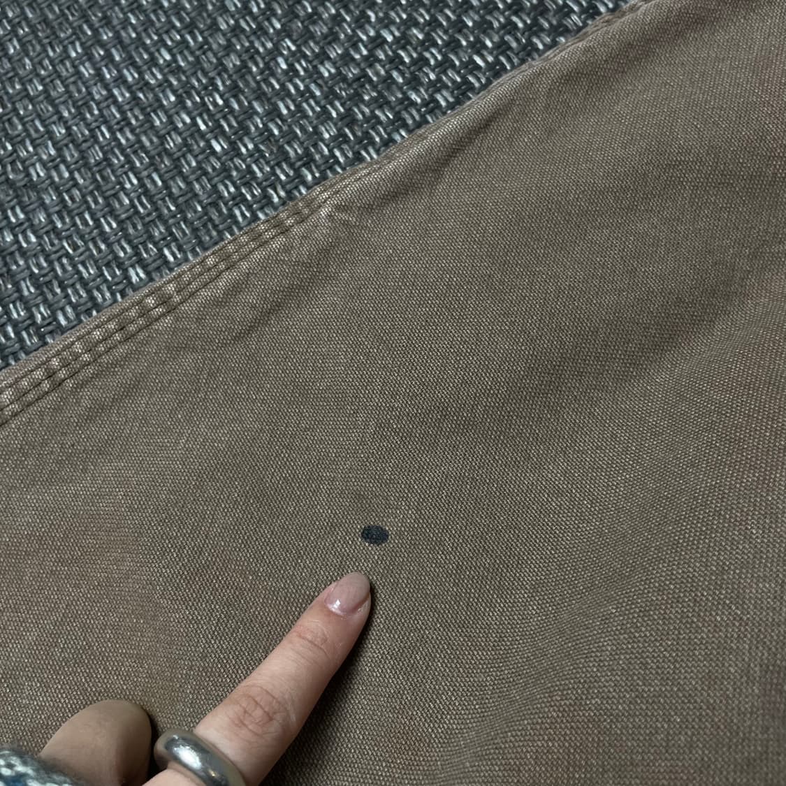 (38) 러스틀러 연브라운 백카고 데님 팬츠 상품이미지4