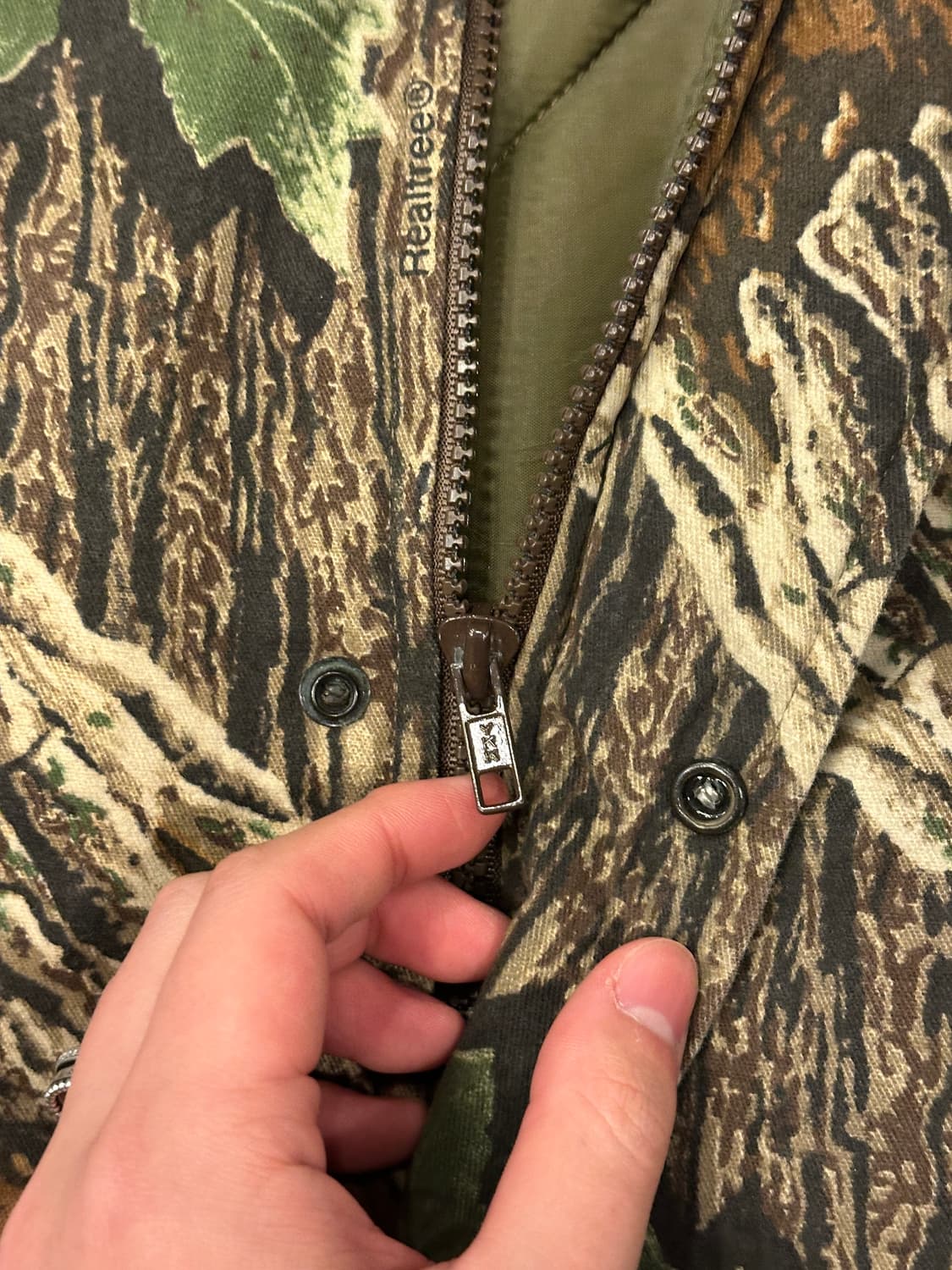 90s Duxbak USA 덕스백 리얼트리 카모 헌팅자켓 XL 상품이미지5