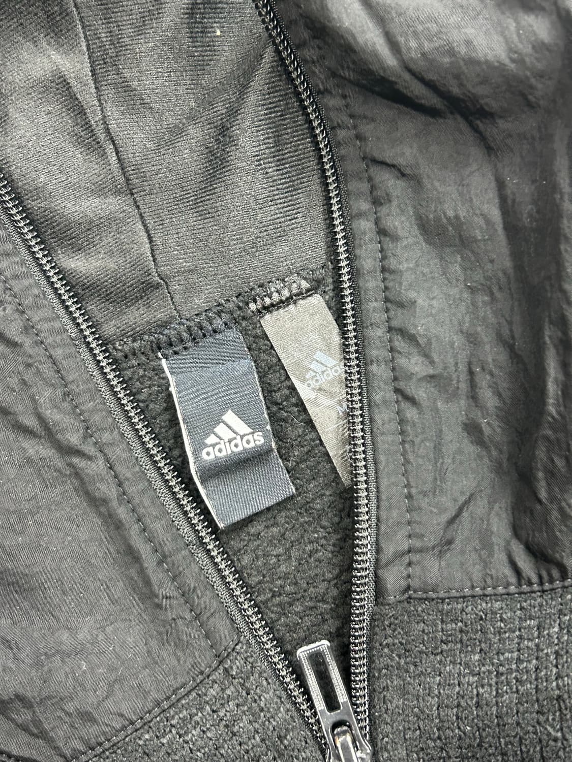 아디다스 니트 후드 집업 M 상품이미지8