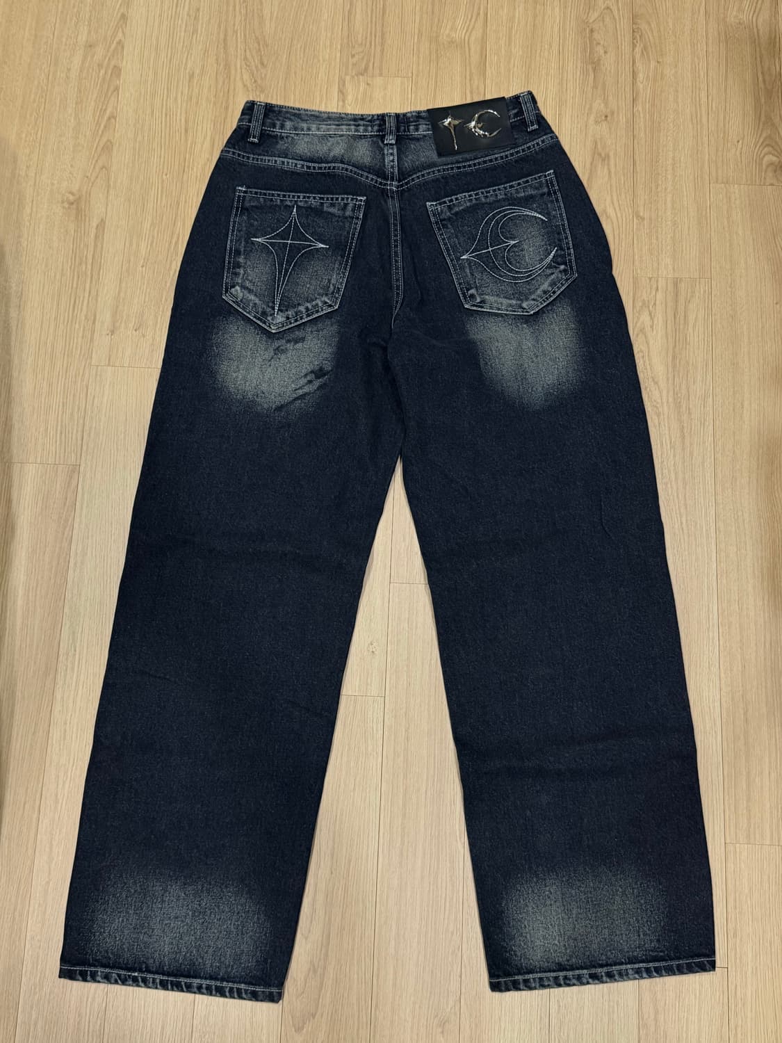 떠그클럽 Tribal Tree Denim Pants 블루2사이즈(새상품) 상품이미지3