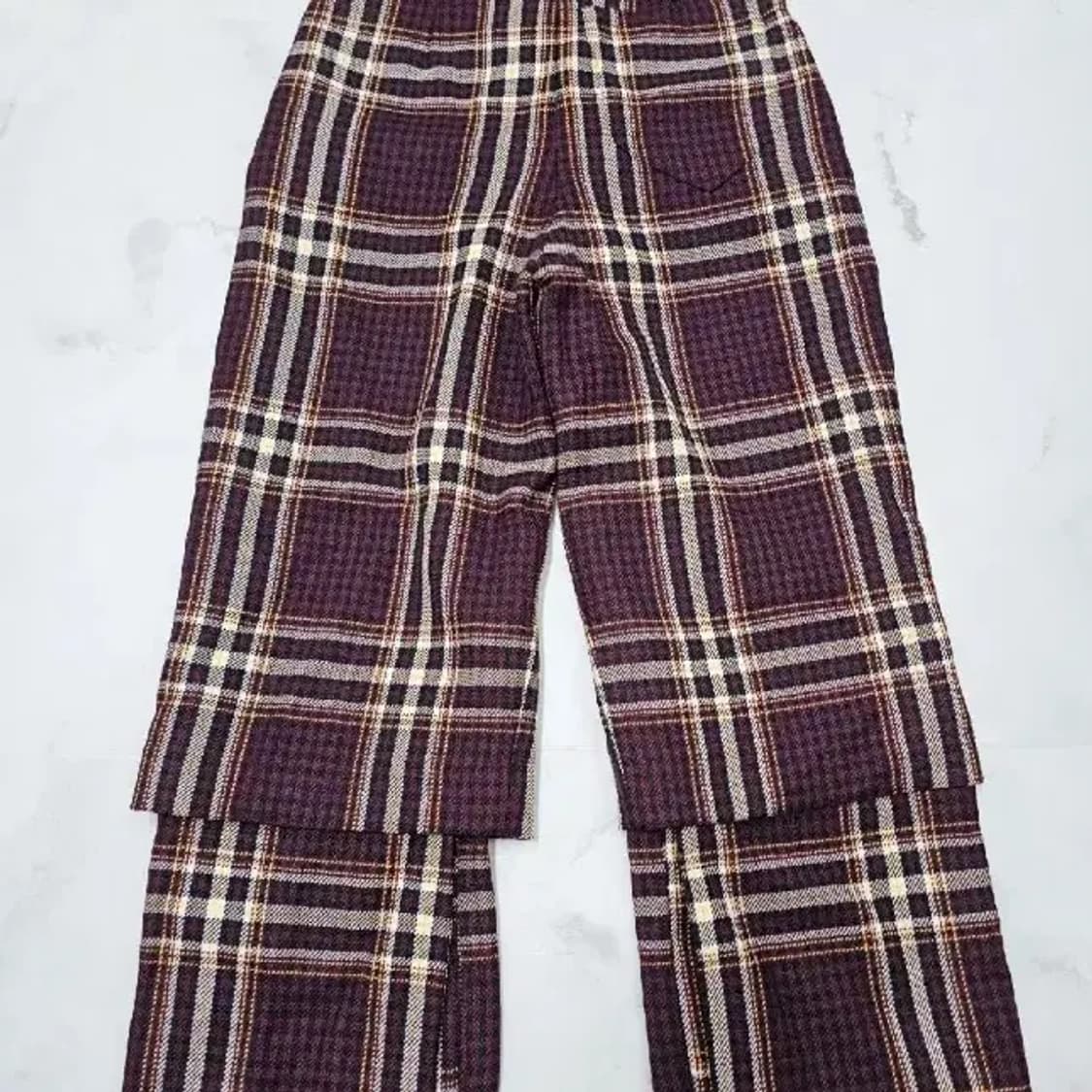 Aalto 알토 체크 와이드 팬츠 36 상품이미지6