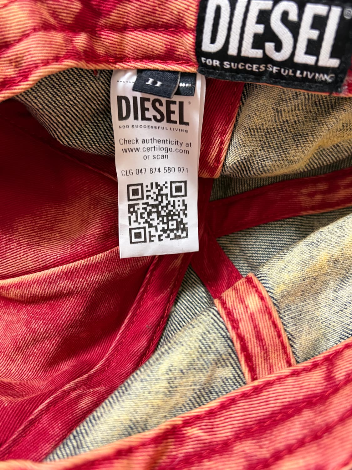 디젤 C-세이몬 볼캡 2사이즈 상품이미지4