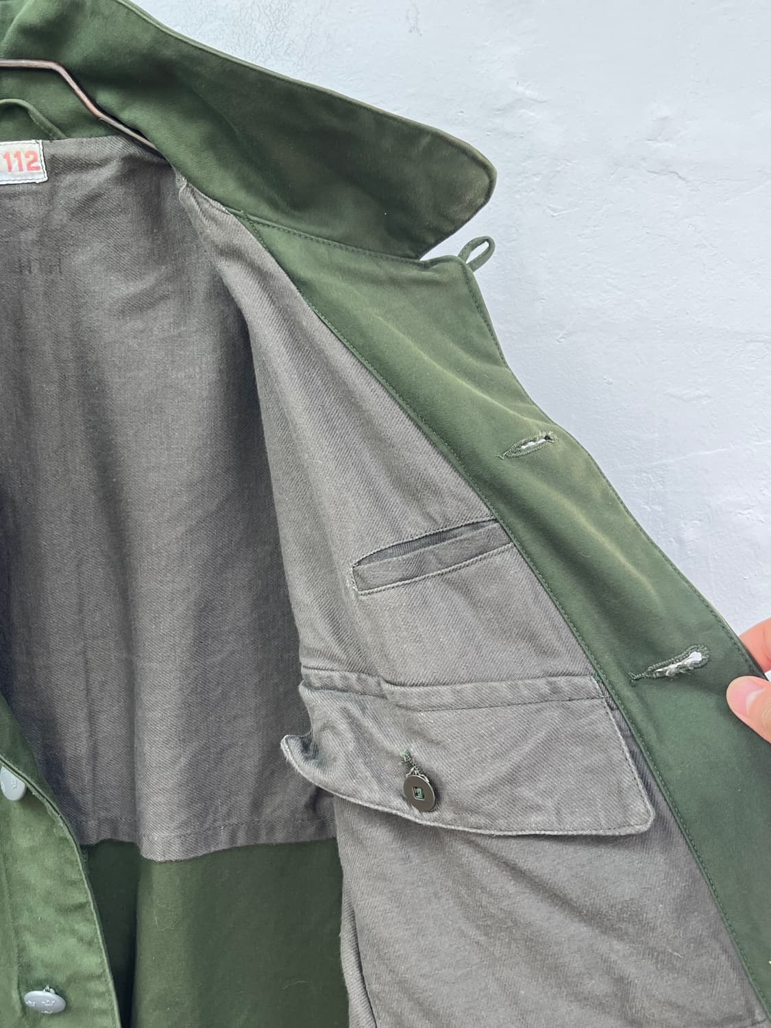 Military Army Coat by Swedish 스웨덴 밀리터리 자 상품이미지8