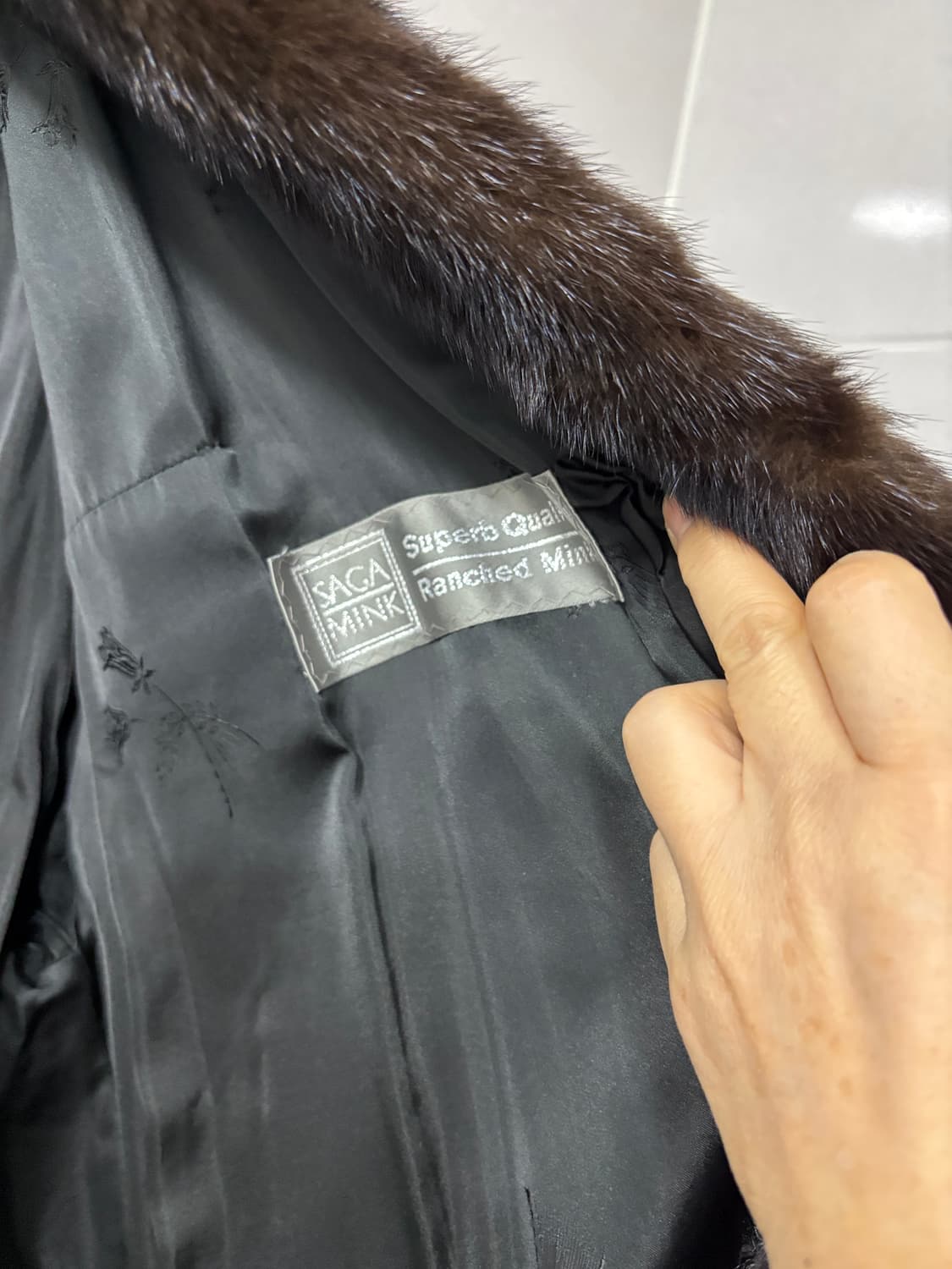 사가 롱 밍크 상품이미지5