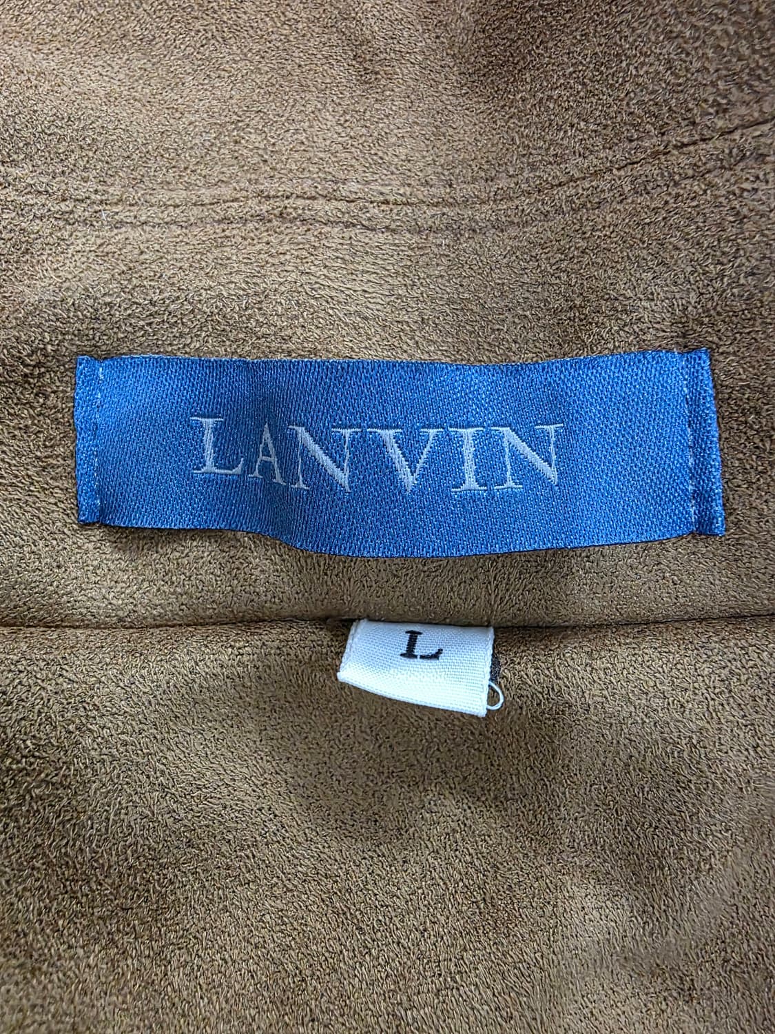 랑방 LANVIN 한섬 남성 스웨이드 자켓 100 상품이미지7