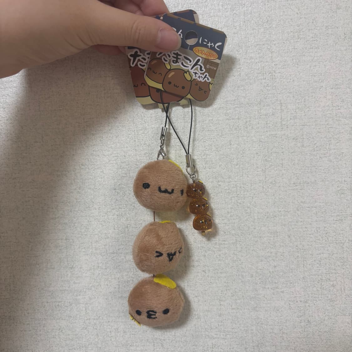 고전 빈티지 타마콘짱 곤약짱 키링 세트 상품이미지3