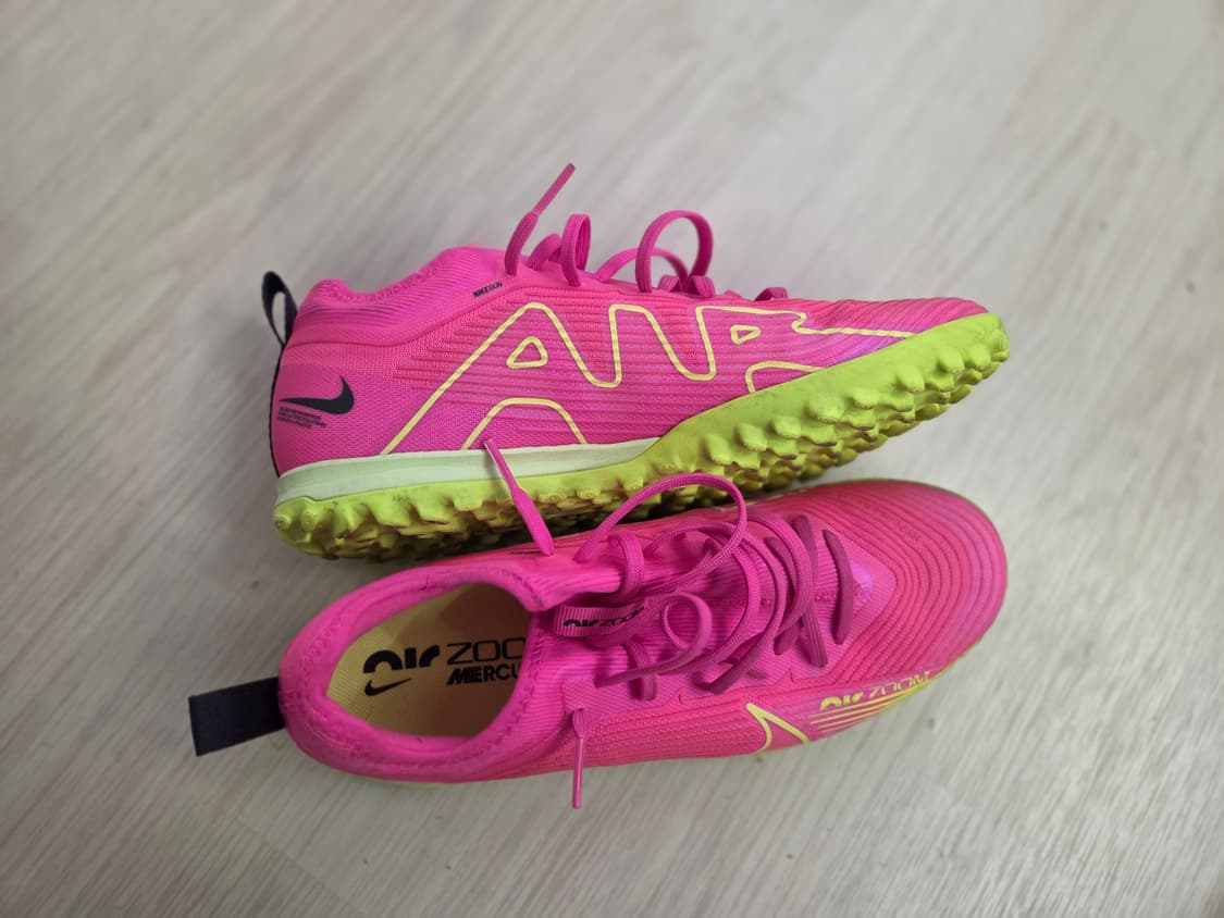 260나이키 줌 머큐리얼 베이퍼 15 풋살화 핑크 상품이미지5