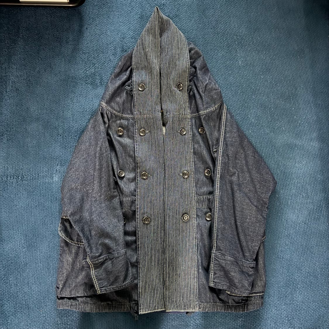 1) 캐피탈 10oz 데님 링 코트 상품이미지1