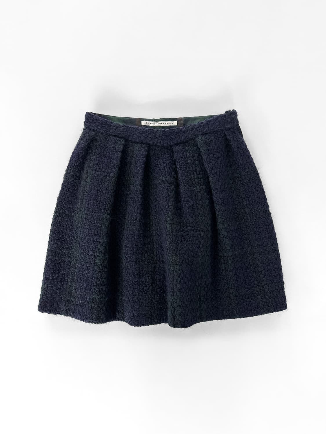 (Rare) 스나오 쿠와하라 텍스처드 울 스커트 상품이미지1