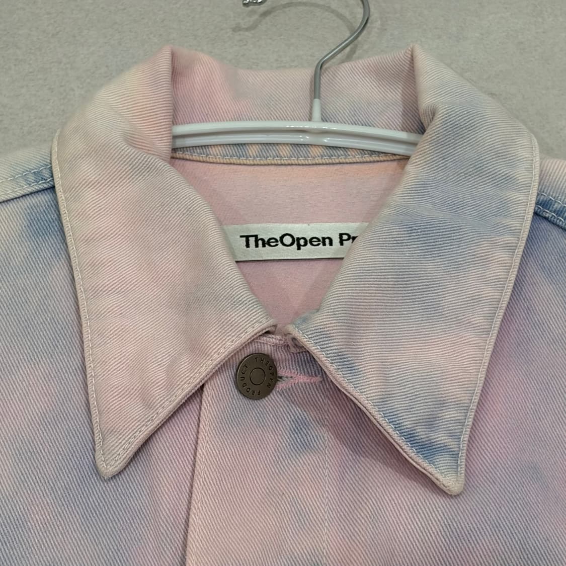 더오픈프로덕트 타이다이 데님 자켓 (핑크) 상품이미지9