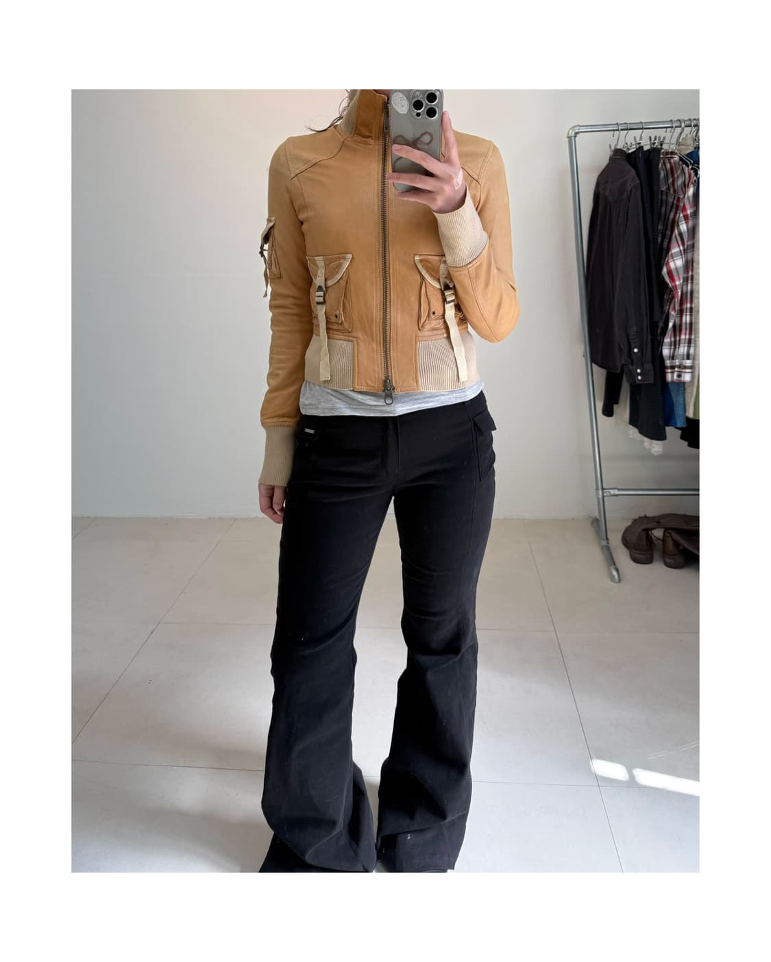 빈티지 양가죽 자켓 상품이미지1