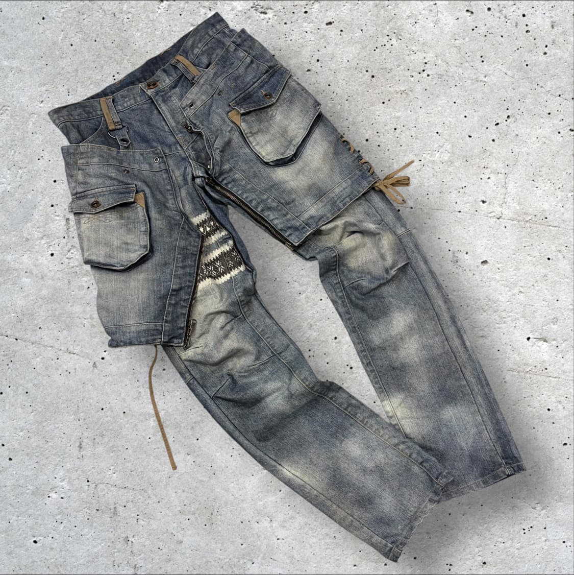 PPFM 재팬 빈티지 디테일 블루 데님 팬츠 C770 상품이미지2