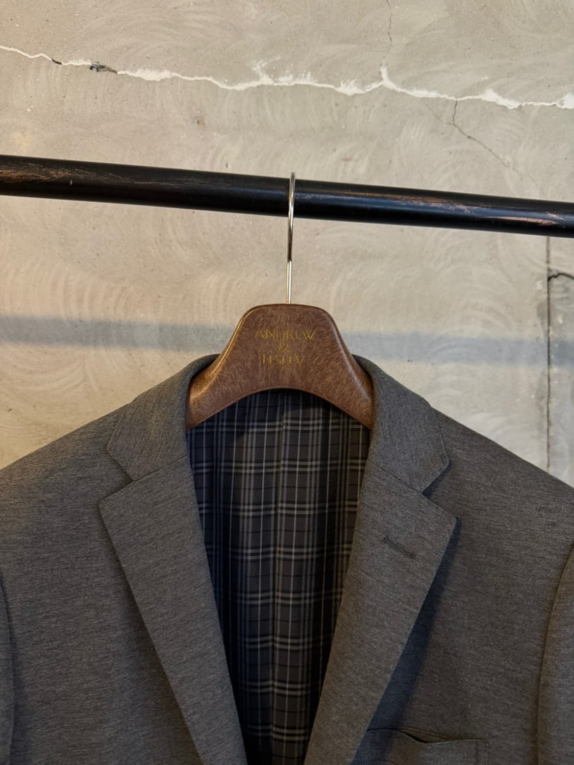 버버리 블랙라벨 저지 패브릭 자켓 100 상품이미지3