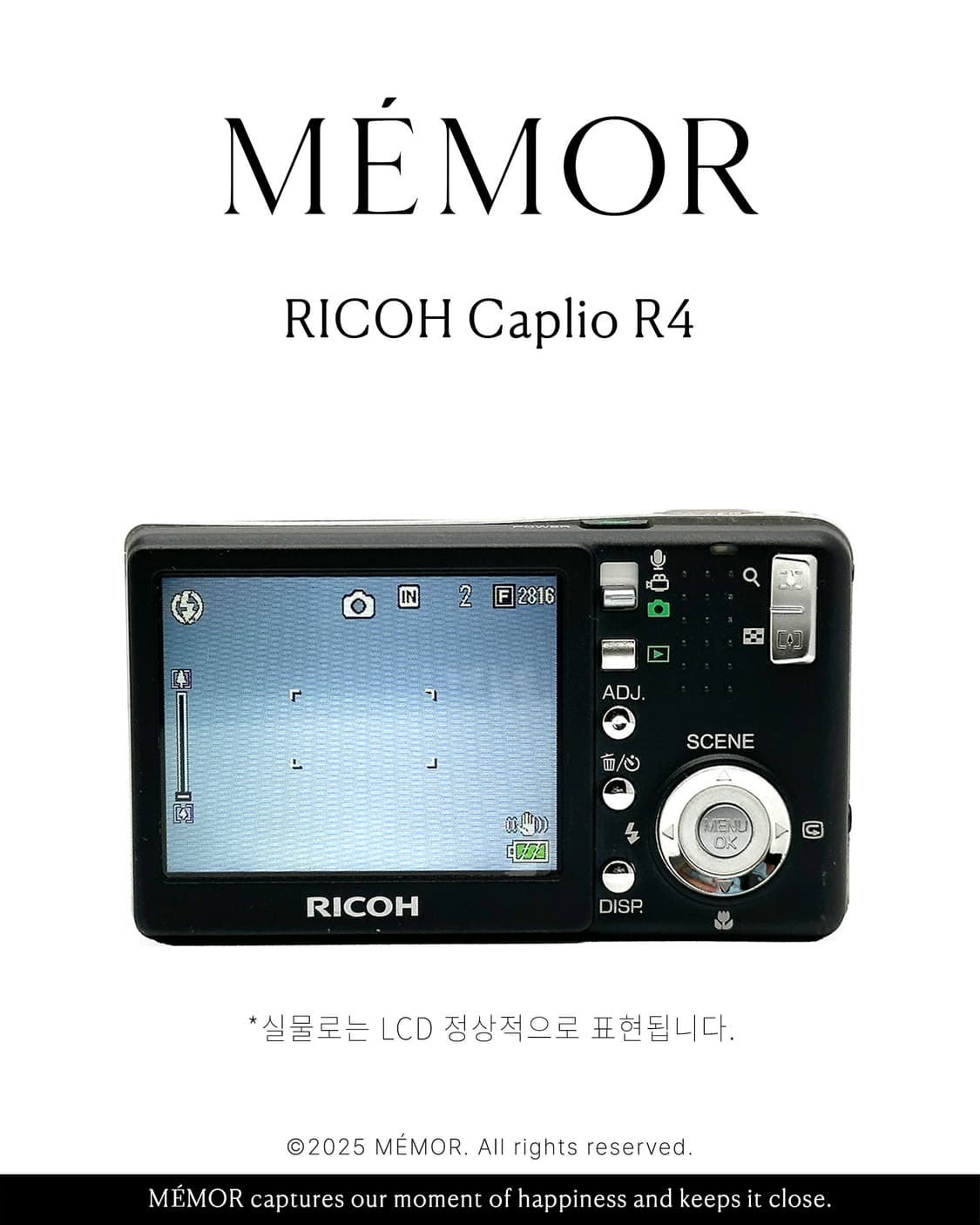 희귀모델/필카무드 작례✨RICOH Capilo R4 리코 디카 카메라 상품이미지5