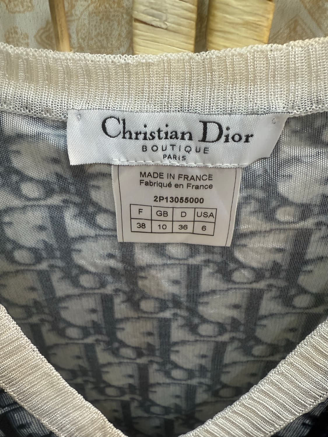 38/55 정품 디올 오빌리크 비스코사 조끼 팝니다 상품이미지2