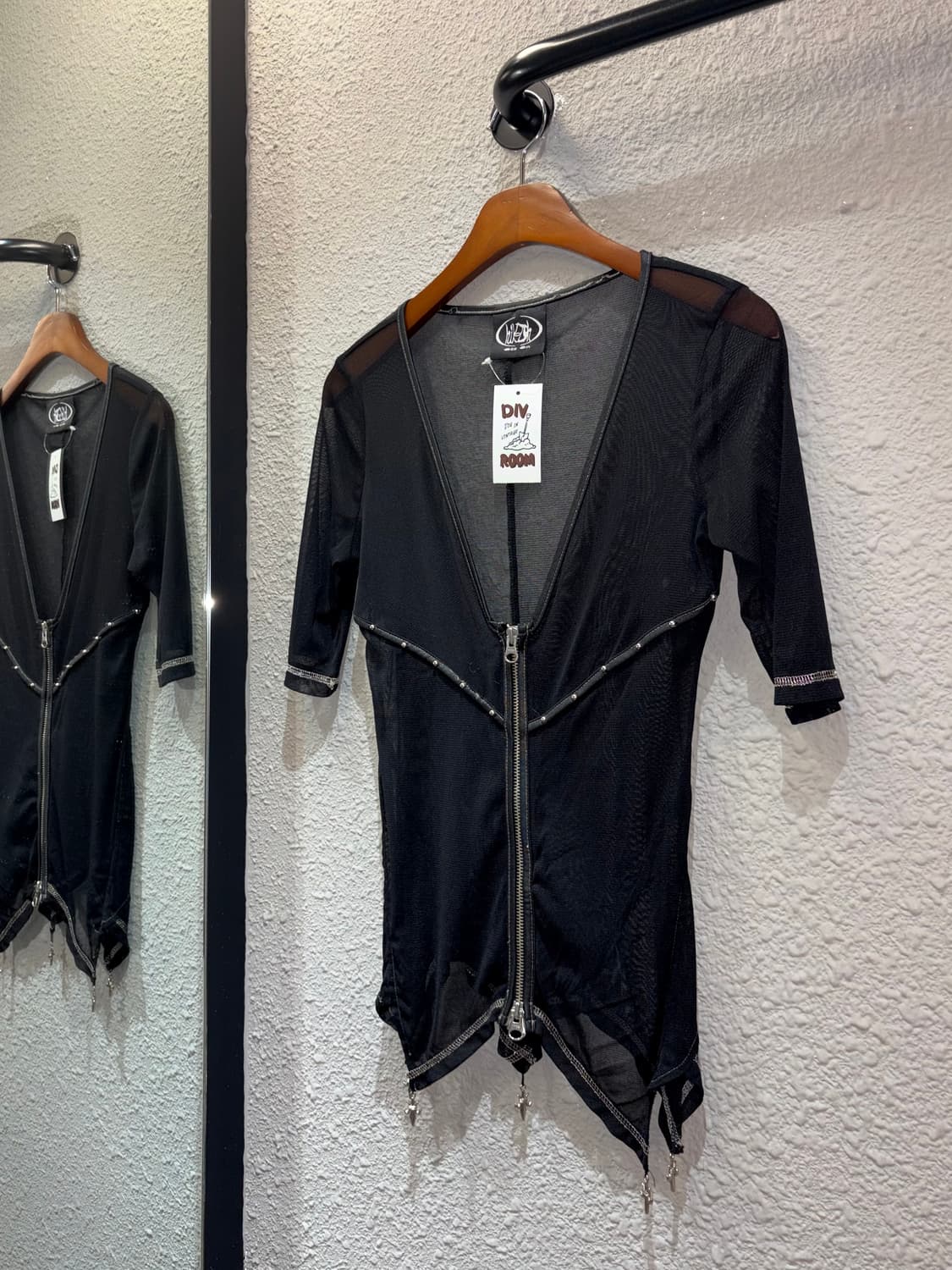 오즈온 시스루 집업 상품이미지5