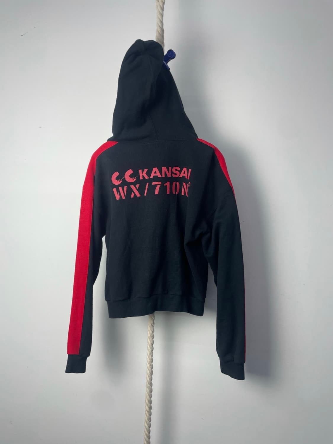 KANSAI CC spell out hood zipup 크롭 후드집업 상품이미지1